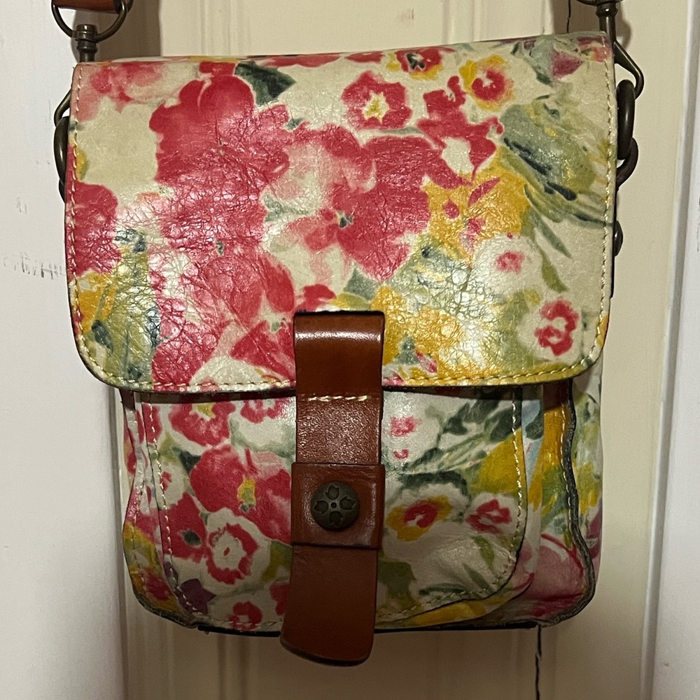 Patricia Nash Multicolor Floral Crossbody Bag